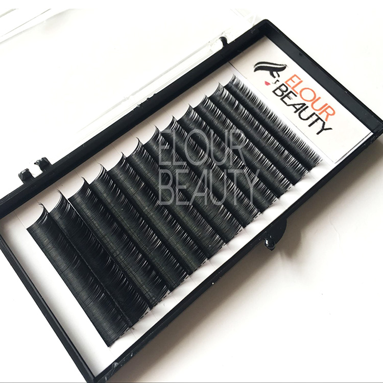 Private label Korean eyelash extensions grow eyelashes longer EJ99